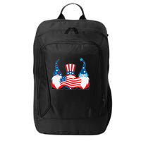 Cool Patriotic USA American Gnomes City Backpack