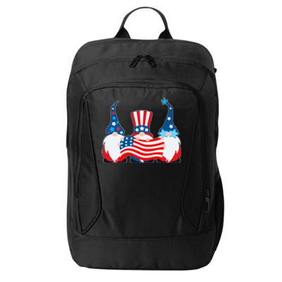 Cool Patriotic USA American Gnomes City Backpack