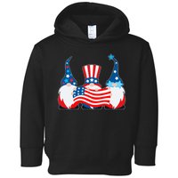 Cool Patriotic USA American Gnomes Toddler Hoodie