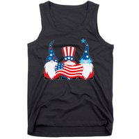 Cool Patriotic USA American Gnomes Tank Top