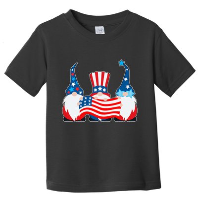 Cool Patriotic USA American Gnomes Toddler T-Shirt