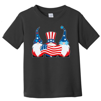 Cool Patriotic USA American Gnomes Toddler T-Shirt