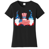 Cool Patriotic USA American Gnomes Women's T-Shirt