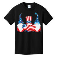 Cool Patriotic USA American Gnomes Kids T-Shirt