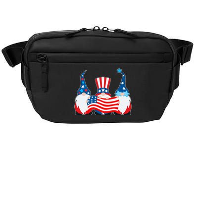 Cool Patriotic USA American Gnomes Crossbody Pack