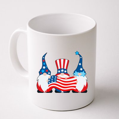 Cool Patriotic USA American Gnomes Coffee Mug