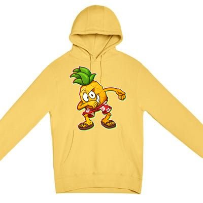 Cool Pineapple Dab Premium Pullover Hoodie