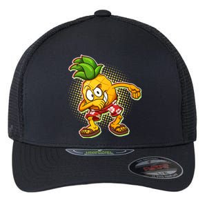 Cool Pineapple Dab Flexfit Unipanel Trucker Cap