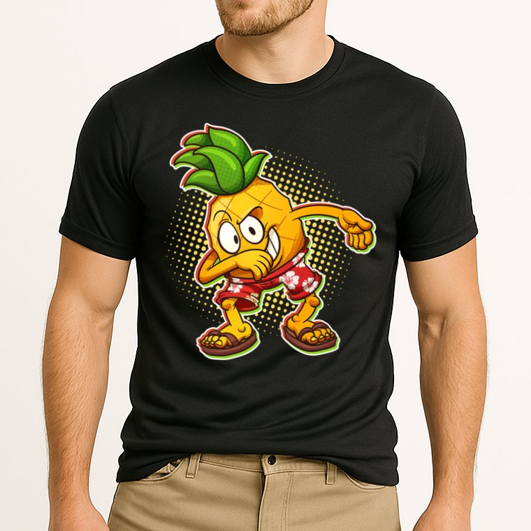 Cool Pineapple Dab Performance Shirt