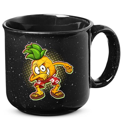 Cool Pineapple Dab 15oz Campfire Ceramic Mug