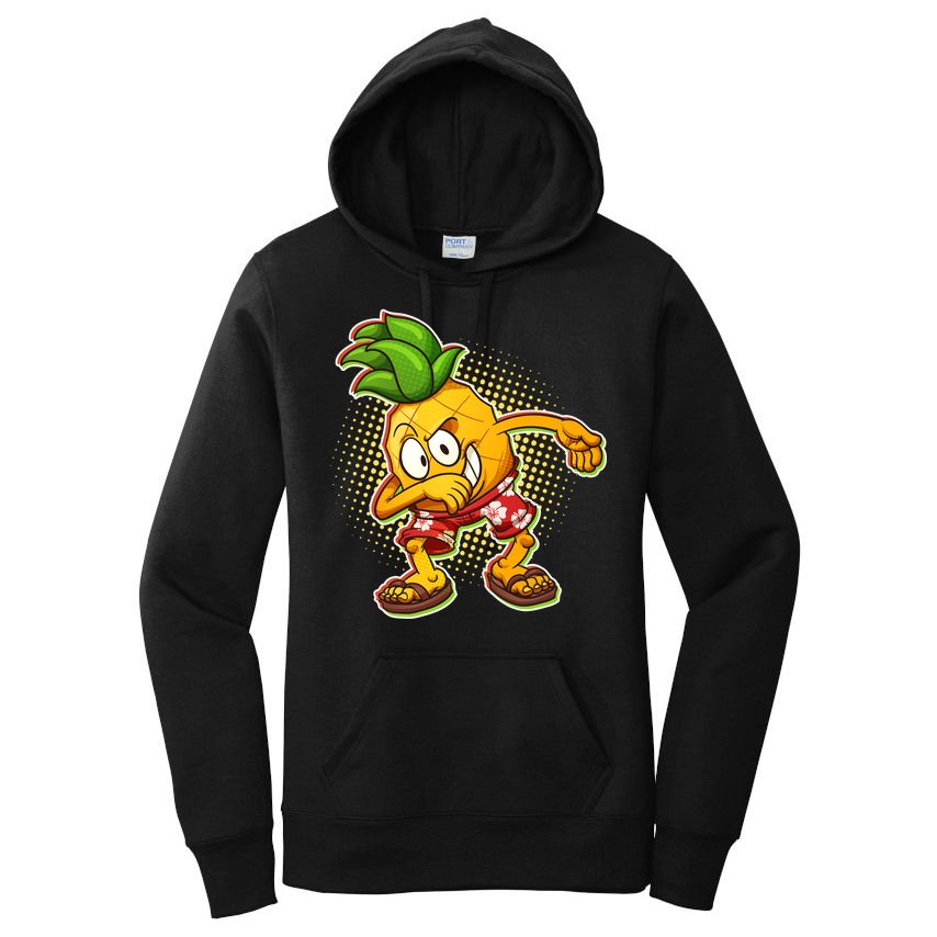 Cool Pineapple Dab Women's Pullover Hoodie
