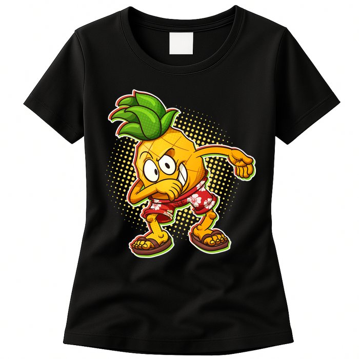 Cool Pineapple Dab Womens T-Shirt