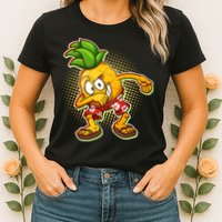 Cool Pineapple Dab Womens T-Shirt