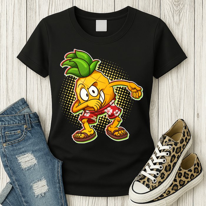 Cool Pineapple Dab Womens T-Shirt