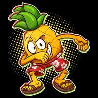 Cool Pineapple Dab Womens T-Shirt