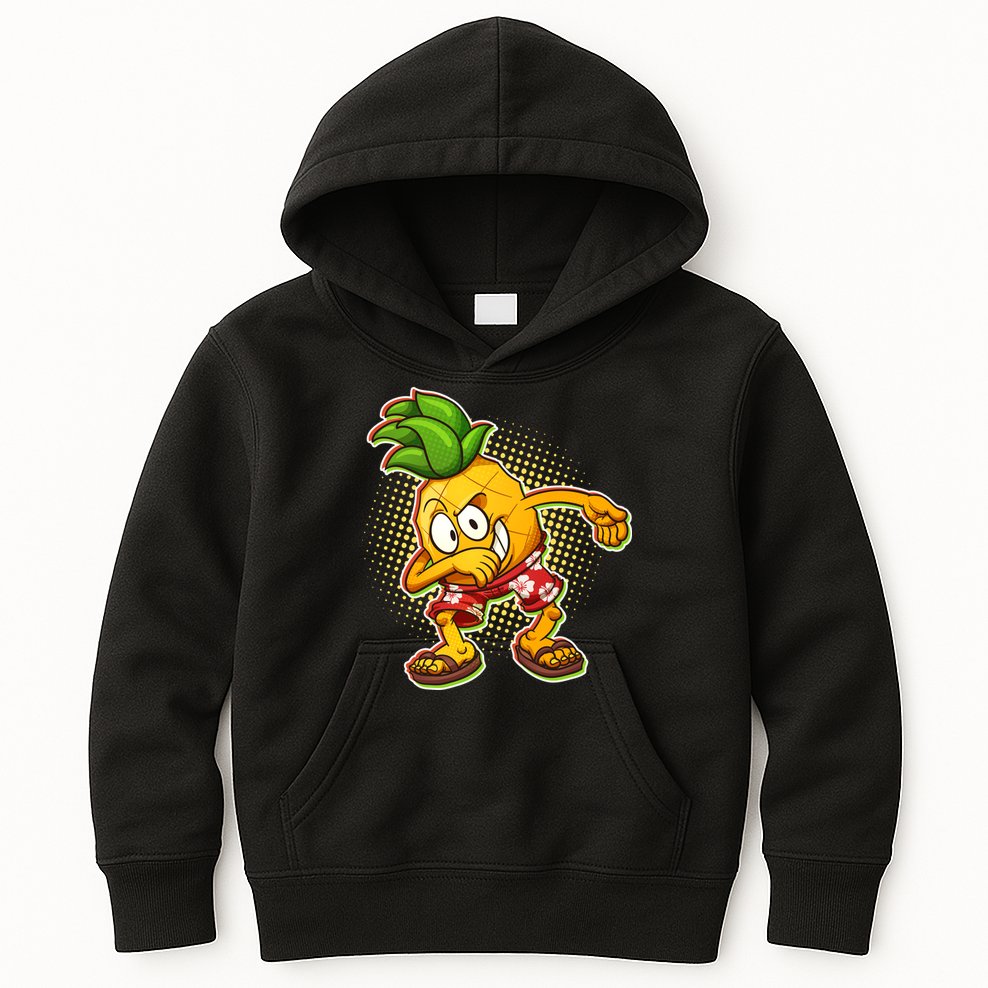 Cool Pineapple Dab Kids Hoodie