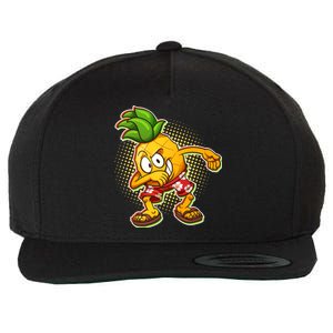 Cool Pineapple Dab Wool Snapback Cap