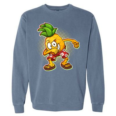 Cool Pineapple Dab Garment-Dyed Sweatshirt