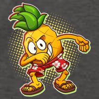 Cool Pineapple Dab Vector Backpack