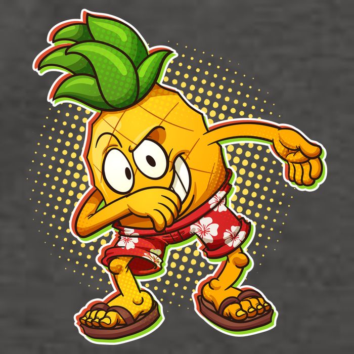 Cool Pineapple Dab Vector Backpack
