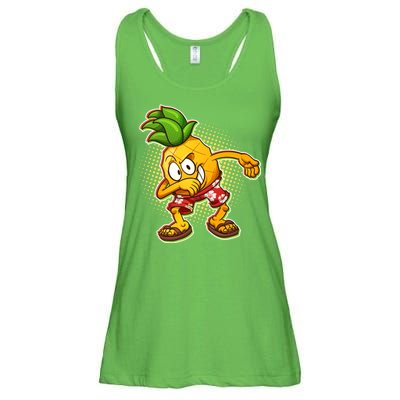 Cool Pineapple Dab Ladies Essential Flowy Tank