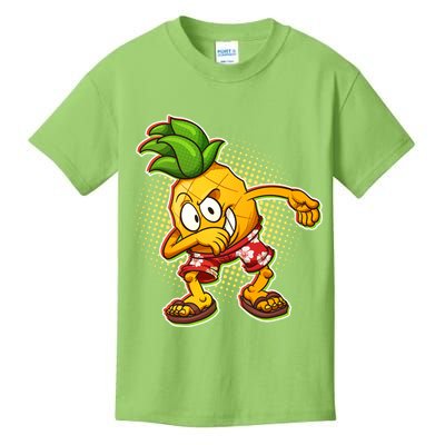 Cool Pineapple Dab Kids T-Shirt