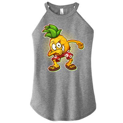 Cool Pineapple Dab Women’s Perfect Tri Rocker Tank