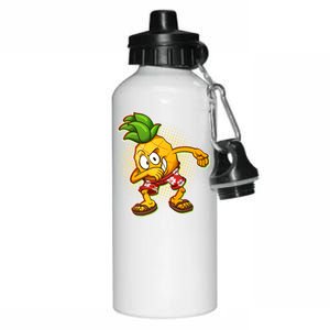 Cool Pineapple Dab Aluminum Water Bottle