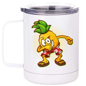 Cool Pineapple Dab 12 oz Stainless Steel Tumbler Cup