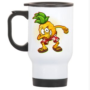 Cool Pineapple Dab Stainless Steel Travel Mug