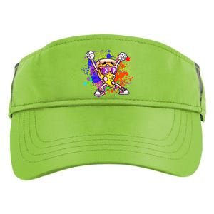 Cool Pizza Splatter Adult Drive Performance Visor