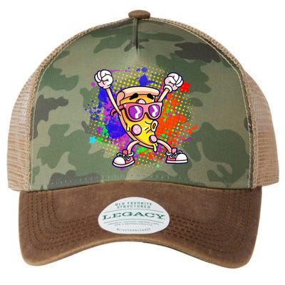Cool Pizza Splatter Legacy Tie Dye Trucker Hat
