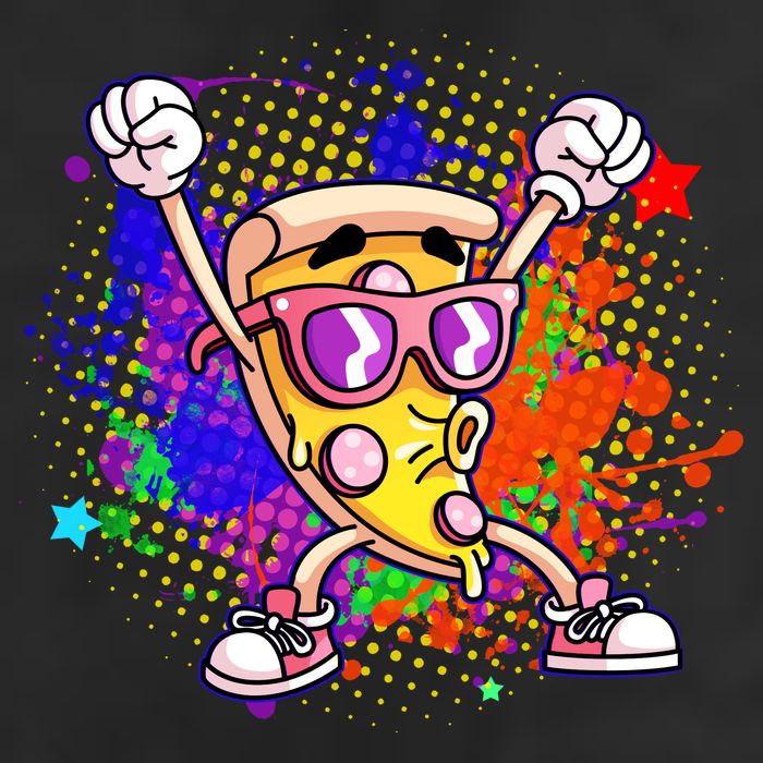 Cool Pizza Splatter Cool Comfort Performance Bucket Hat