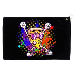 Cool Pizza Splatter Grommeted Golf Towel