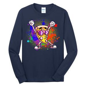 Cool Pizza Splatter Tall Long Sleeve T-Shirt