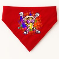 Cool Pizza Splatter USA-Made Doggie Bandana