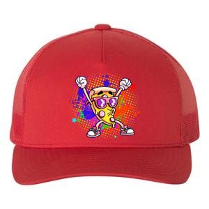 Cool Pizza Splatter Yupoong Adult 5-Panel Trucker Hat