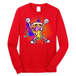 Cool Pizza Splatter Long Sleeve Shirt