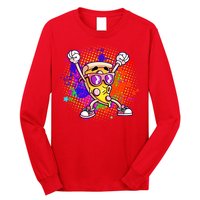 Cool Pizza Splatter Long Sleeve Shirt