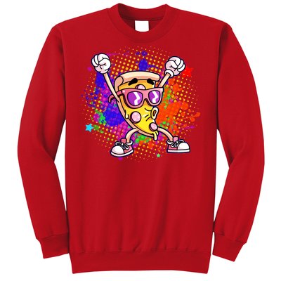 Cool Pizza Splatter Sweatshirt