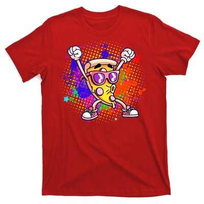 Cool Pizza Splatter T-Shirt