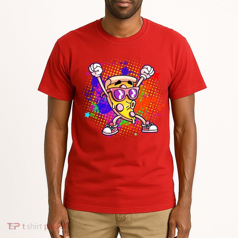 Cool Pizza Splatter Tall T-Shirt