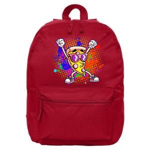 Cool Pizza Splatter 16 in Basic Backpack