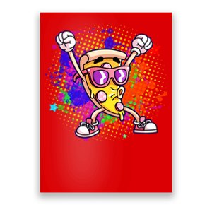 Cool Pizza Splatter Poster