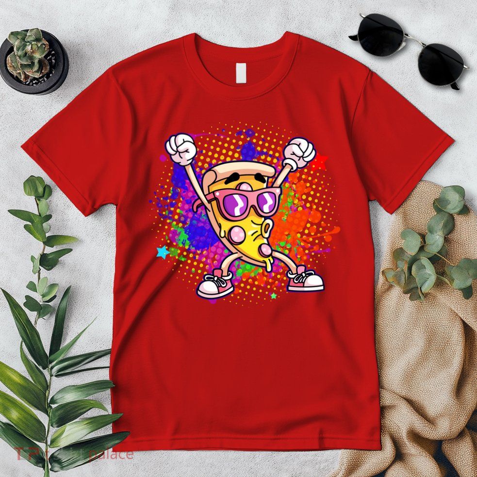 Cool Pizza Splatter Premium T-Shirt