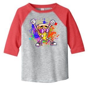 Cool Pizza Splatter Toddler Fine Jersey T-Shirt