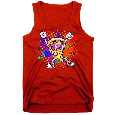 Cool Pizza Splatter Tank Top