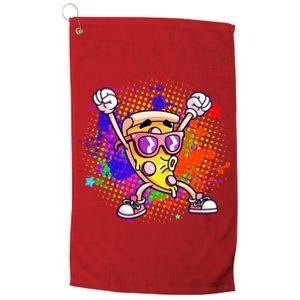 Cool Pizza Splatter Platinum Collection Golf Towel