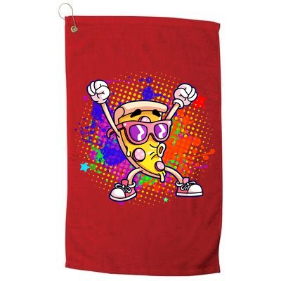 Cool Pizza Splatter Golf Towel