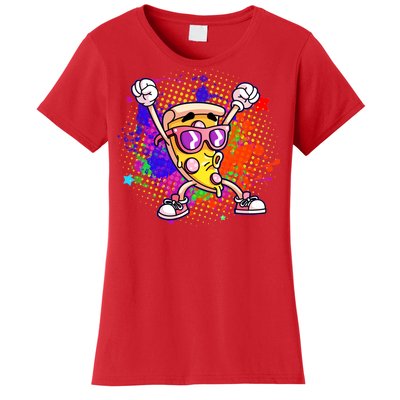 Cool Pizza Splatter Women's T-Shirt